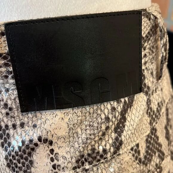 MSGM Python Print High Waisted Straight Leg Pants, size 4! - Picture 7 of 13